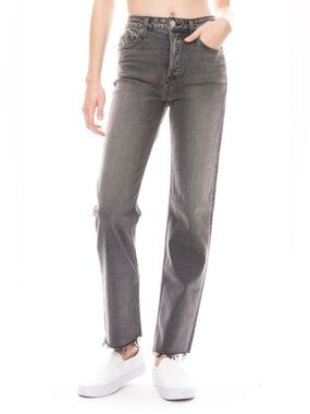 TRAVE Blake Straight Leg Jean in Touch of Grey - Size 27